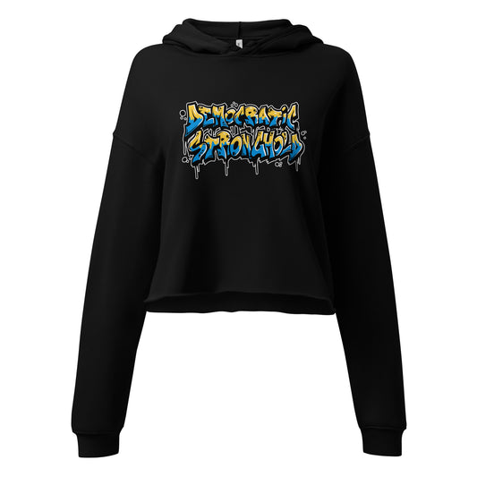 Crop Hoodie - Graffito